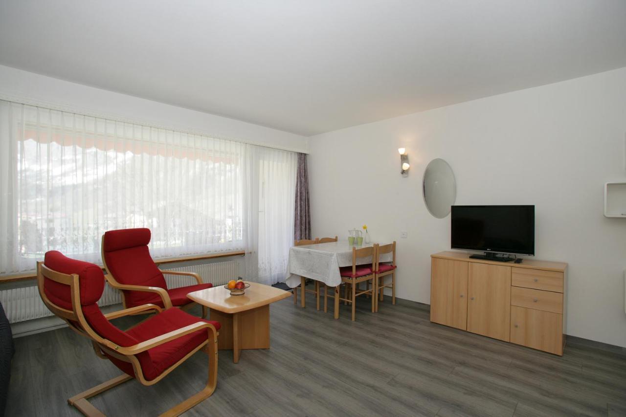 Apartments Haus Quelle Leukerbad Exteriör bild